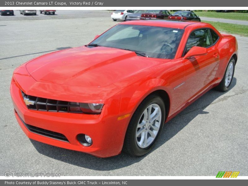 Victory Red / Gray 2013 Chevrolet Camaro LT Coupe
