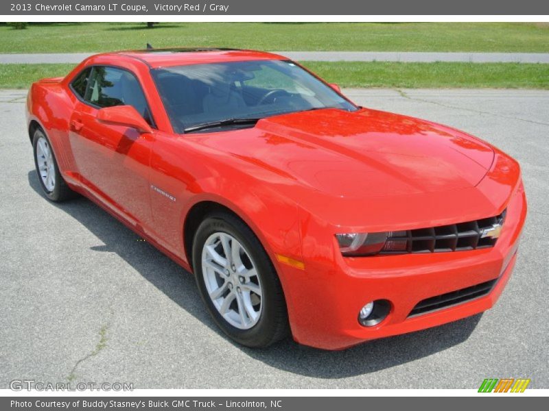 Victory Red / Gray 2013 Chevrolet Camaro LT Coupe