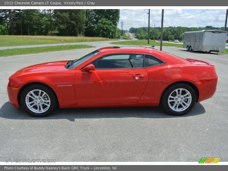 Victory Red / Gray 2013 Chevrolet Camaro LT Coupe