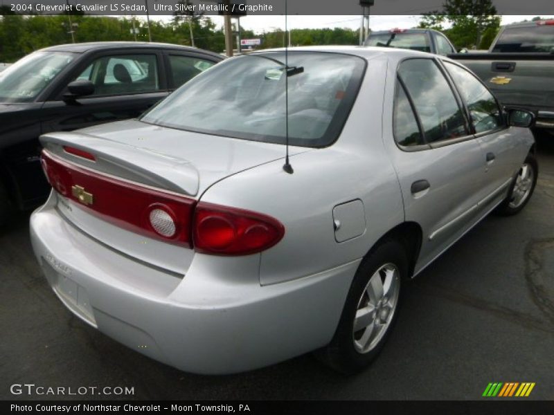 Ultra Silver Metallic / Graphite 2004 Chevrolet Cavalier LS Sedan