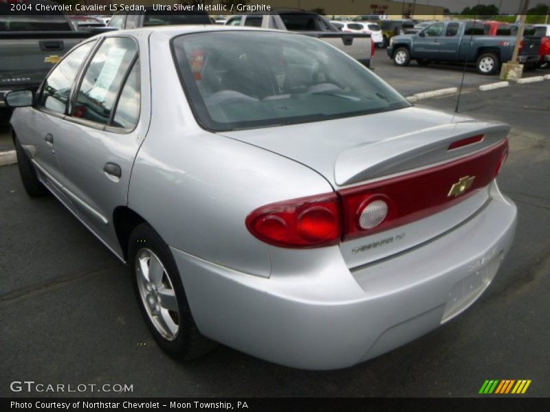 Ultra Silver Metallic / Graphite 2004 Chevrolet Cavalier LS Sedan