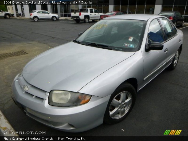 Ultra Silver Metallic / Graphite 2004 Chevrolet Cavalier LS Sedan