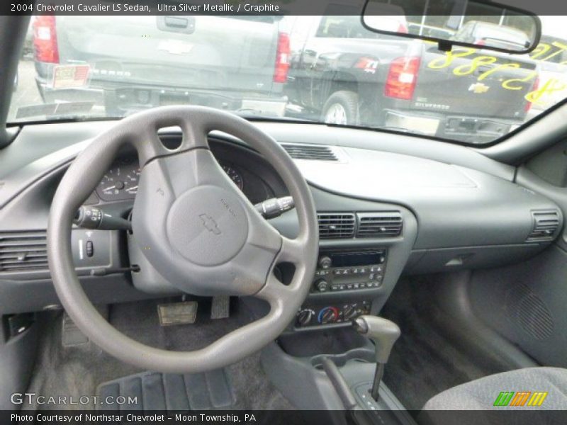 Ultra Silver Metallic / Graphite 2004 Chevrolet Cavalier LS Sedan