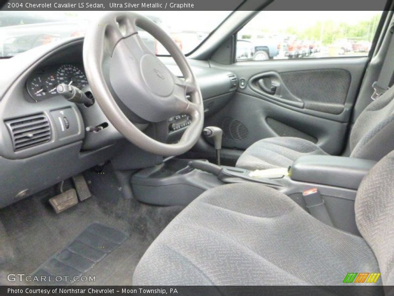 Ultra Silver Metallic / Graphite 2004 Chevrolet Cavalier LS Sedan