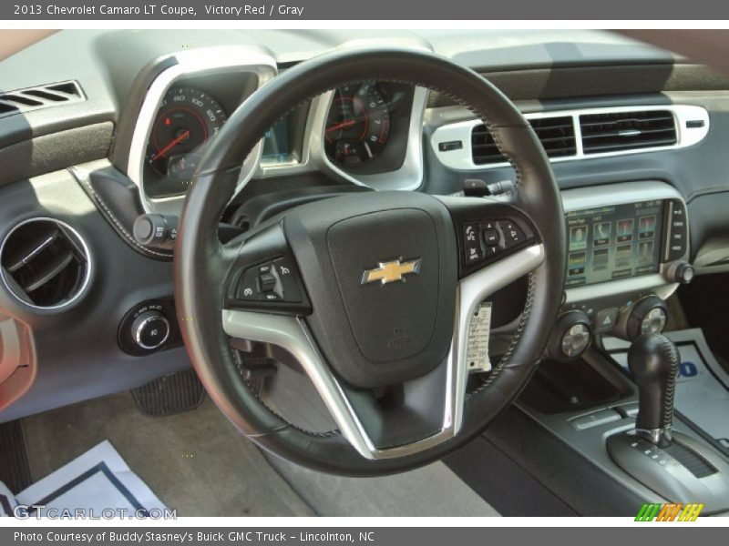 Victory Red / Gray 2013 Chevrolet Camaro LT Coupe
