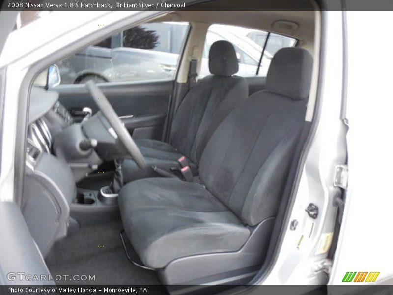Brilliant Silver / Charcoal 2008 Nissan Versa 1.8 S Hatchback