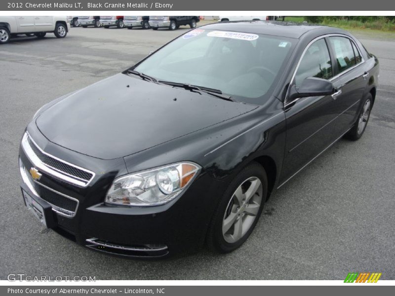 Black Granite Metallic / Ebony 2012 Chevrolet Malibu LT