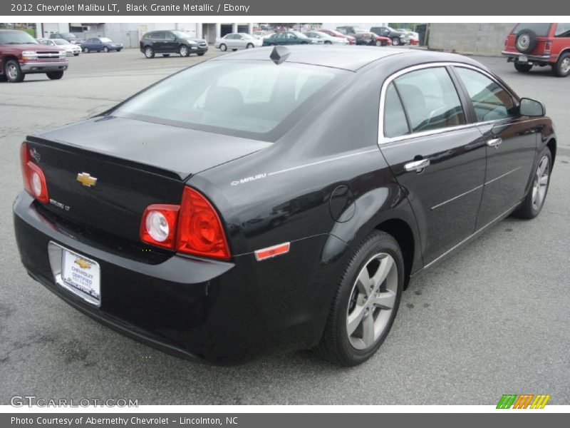 Black Granite Metallic / Ebony 2012 Chevrolet Malibu LT