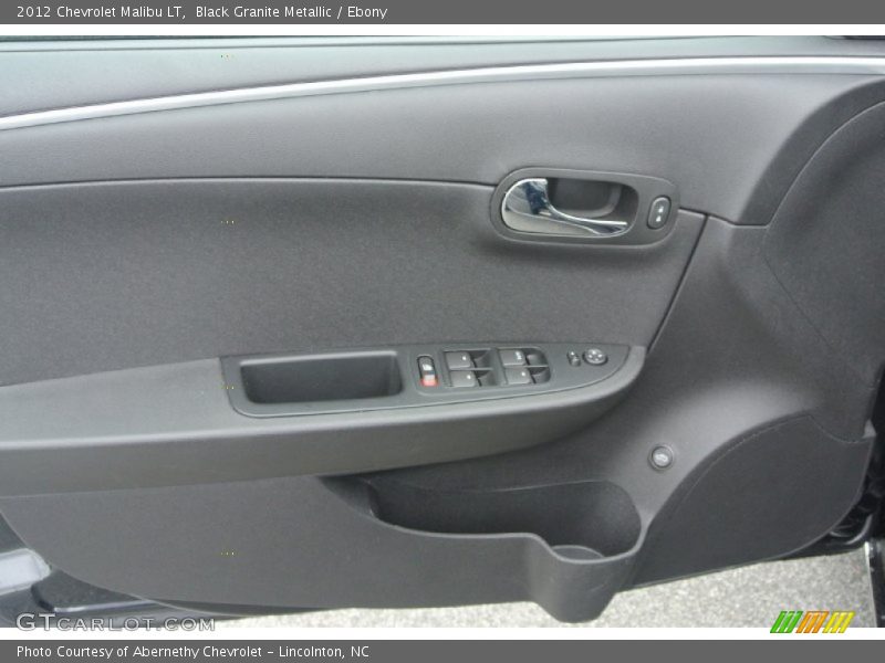 Black Granite Metallic / Ebony 2012 Chevrolet Malibu LT