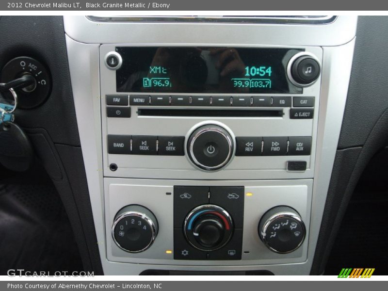 Black Granite Metallic / Ebony 2012 Chevrolet Malibu LT