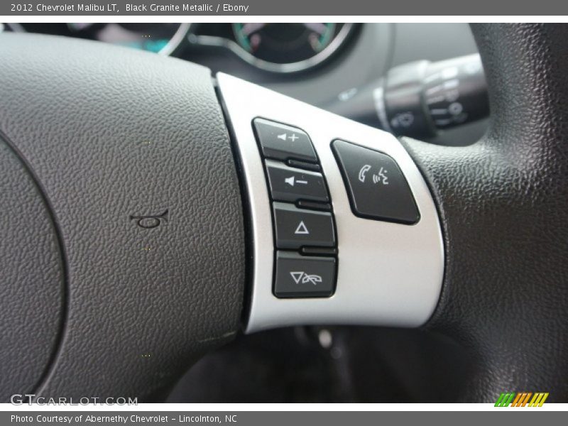 Black Granite Metallic / Ebony 2012 Chevrolet Malibu LT