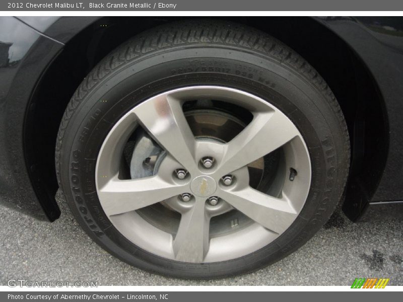 Black Granite Metallic / Ebony 2012 Chevrolet Malibu LT