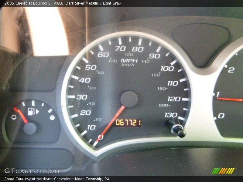 Dark Silver Metallic / Light Gray 2005 Chevrolet Equinox LT AWD