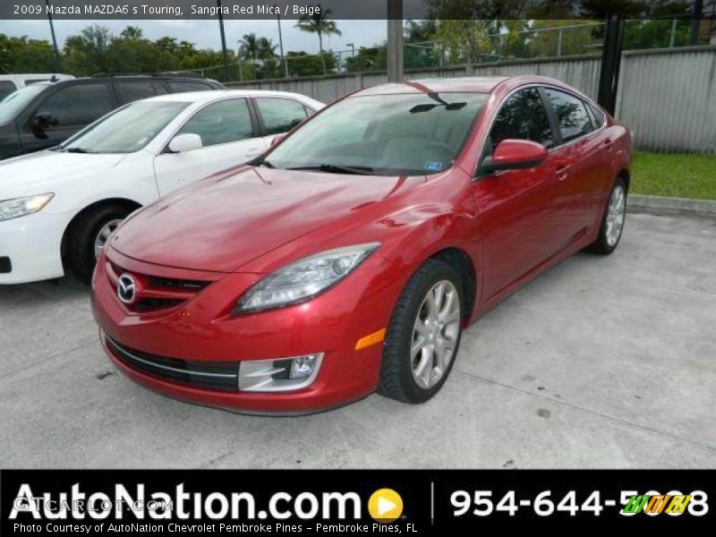 Sangria Red Mica / Beige 2009 Mazda MAZDA6 s Touring