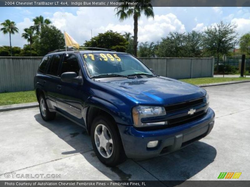Indigo Blue Metallic / Medium Pewter 2004 Chevrolet TrailBlazer LT 4x4
