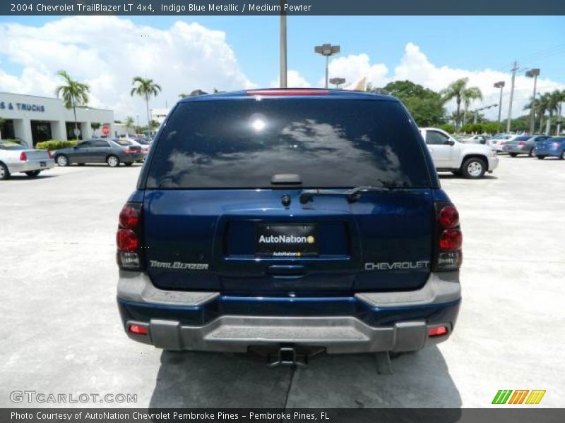 Indigo Blue Metallic / Medium Pewter 2004 Chevrolet TrailBlazer LT 4x4