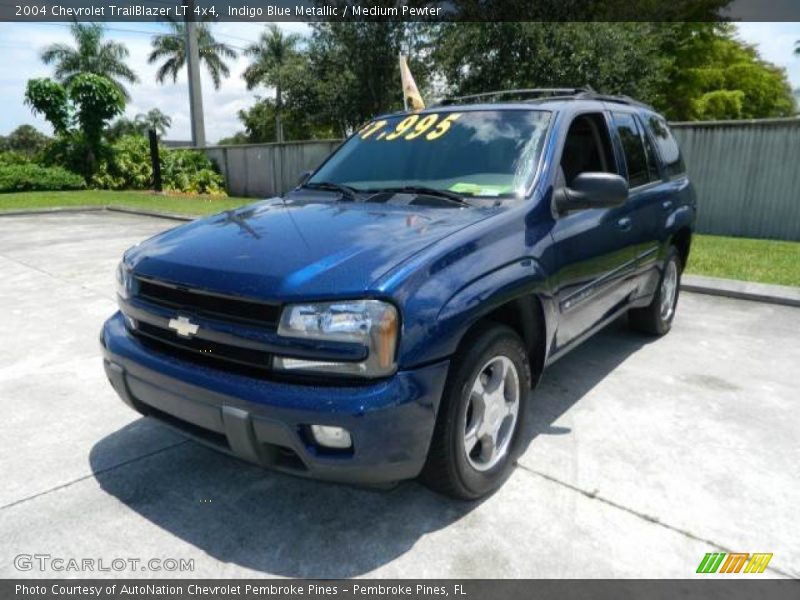 Indigo Blue Metallic / Medium Pewter 2004 Chevrolet TrailBlazer LT 4x4