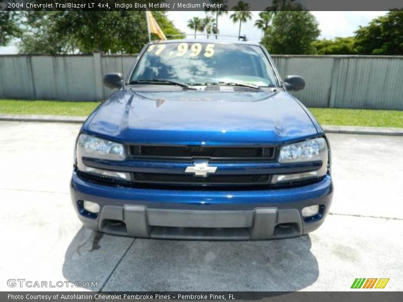 Indigo Blue Metallic / Medium Pewter 2004 Chevrolet TrailBlazer LT 4x4
