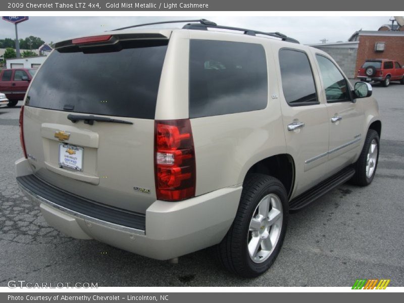 Gold Mist Metallic / Light Cashmere 2009 Chevrolet Tahoe LTZ 4x4