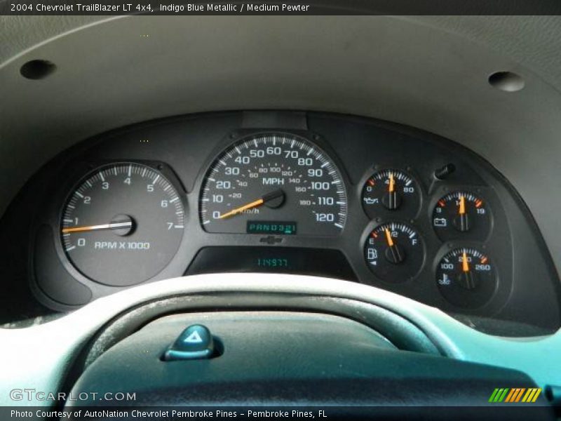 Indigo Blue Metallic / Medium Pewter 2004 Chevrolet TrailBlazer LT 4x4