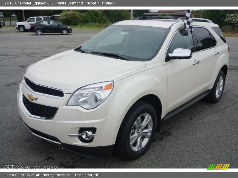 White Diamond Tricoat / Jet Black 2013 Chevrolet Equinox LTZ