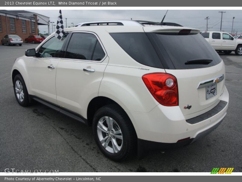 White Diamond Tricoat / Jet Black 2013 Chevrolet Equinox LTZ