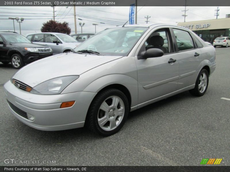 CD Silver Metallic / Medium Graphite 2003 Ford Focus ZTS Sedan