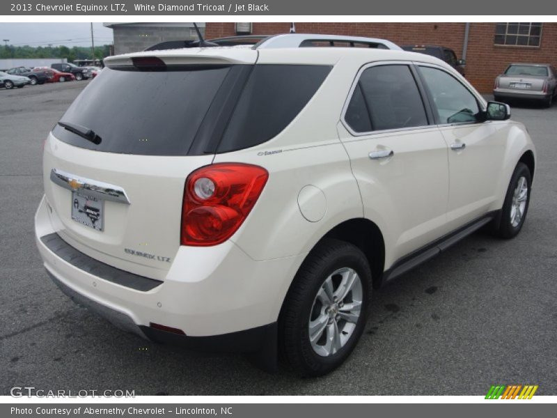 White Diamond Tricoat / Jet Black 2013 Chevrolet Equinox LTZ