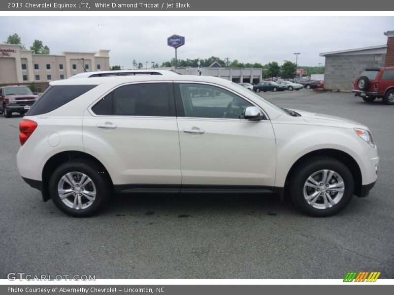 White Diamond Tricoat / Jet Black 2013 Chevrolet Equinox LTZ