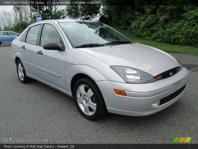 CD Silver Metallic / Medium Graphite 2003 Ford Focus ZTS Sedan