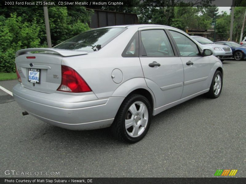 CD Silver Metallic / Medium Graphite 2003 Ford Focus ZTS Sedan