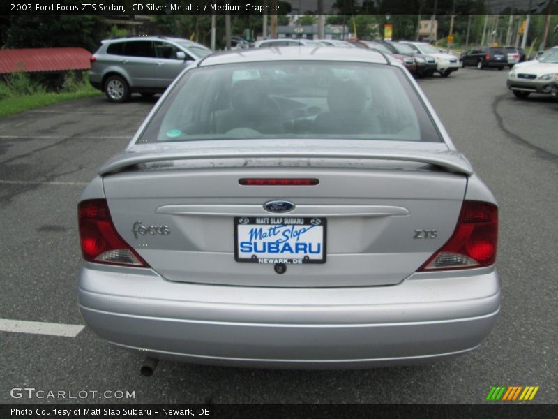 CD Silver Metallic / Medium Graphite 2003 Ford Focus ZTS Sedan