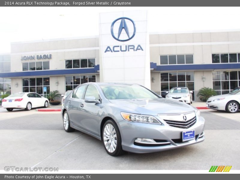 Forged Silver Metallic / Graystone 2014 Acura RLX Technology Package
