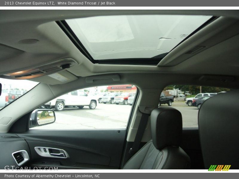 White Diamond Tricoat / Jet Black 2013 Chevrolet Equinox LTZ