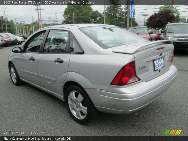 CD Silver Metallic / Medium Graphite 2003 Ford Focus ZTS Sedan