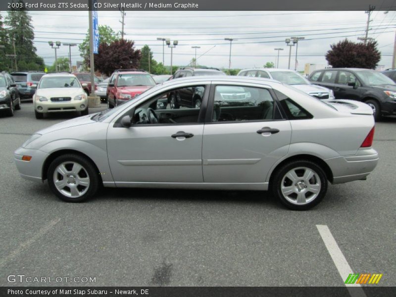 CD Silver Metallic / Medium Graphite 2003 Ford Focus ZTS Sedan