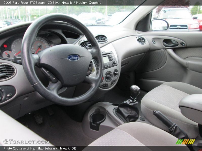 CD Silver Metallic / Medium Graphite 2003 Ford Focus ZTS Sedan