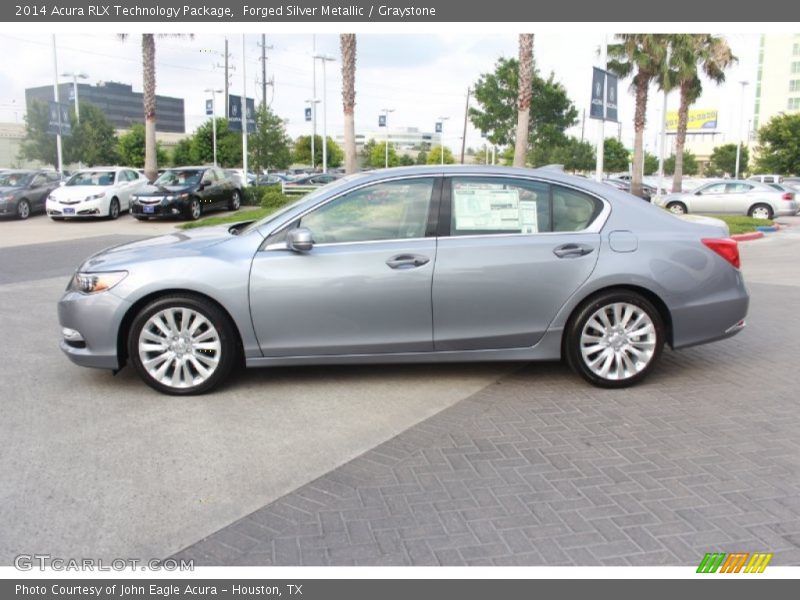 Forged Silver Metallic / Graystone 2014 Acura RLX Technology Package