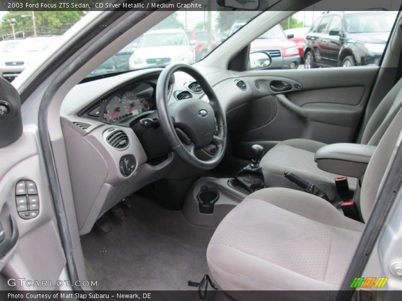 CD Silver Metallic / Medium Graphite 2003 Ford Focus ZTS Sedan