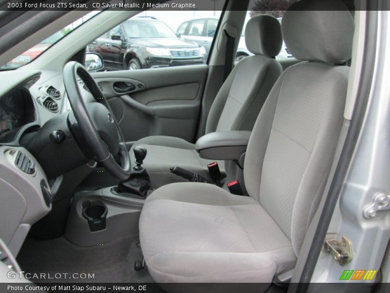 CD Silver Metallic / Medium Graphite 2003 Ford Focus ZTS Sedan