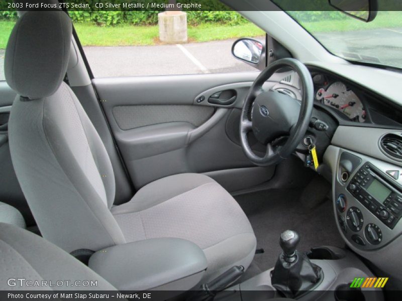CD Silver Metallic / Medium Graphite 2003 Ford Focus ZTS Sedan