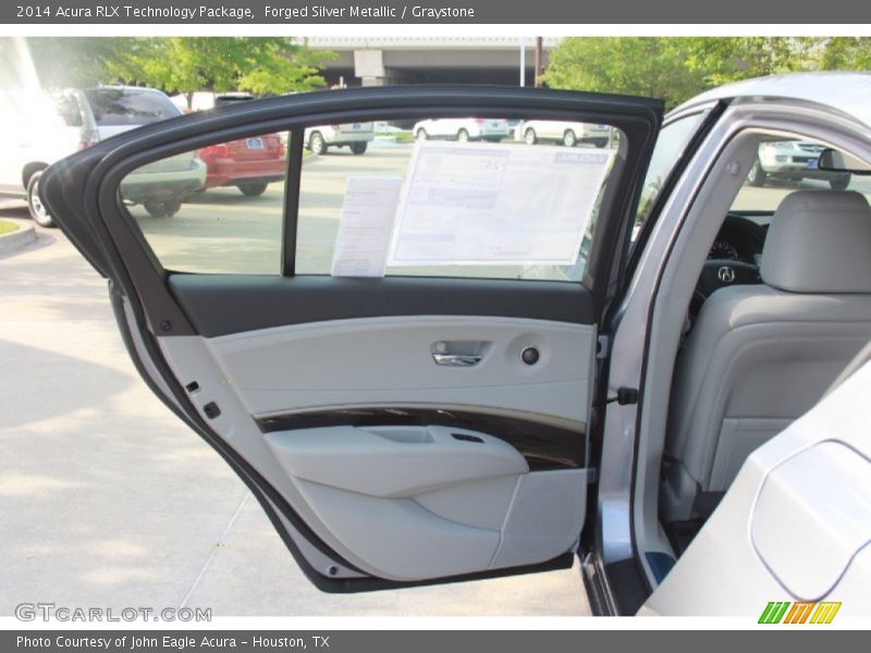 Forged Silver Metallic / Graystone 2014 Acura RLX Technology Package