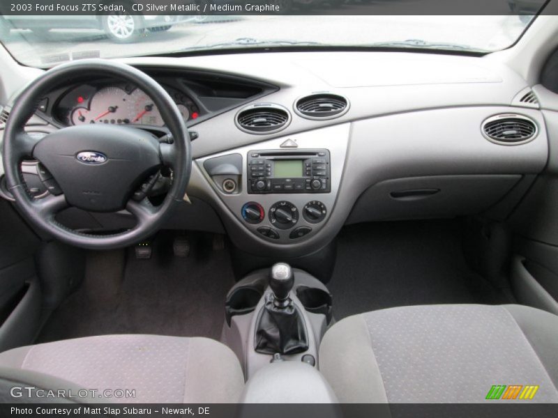 CD Silver Metallic / Medium Graphite 2003 Ford Focus ZTS Sedan