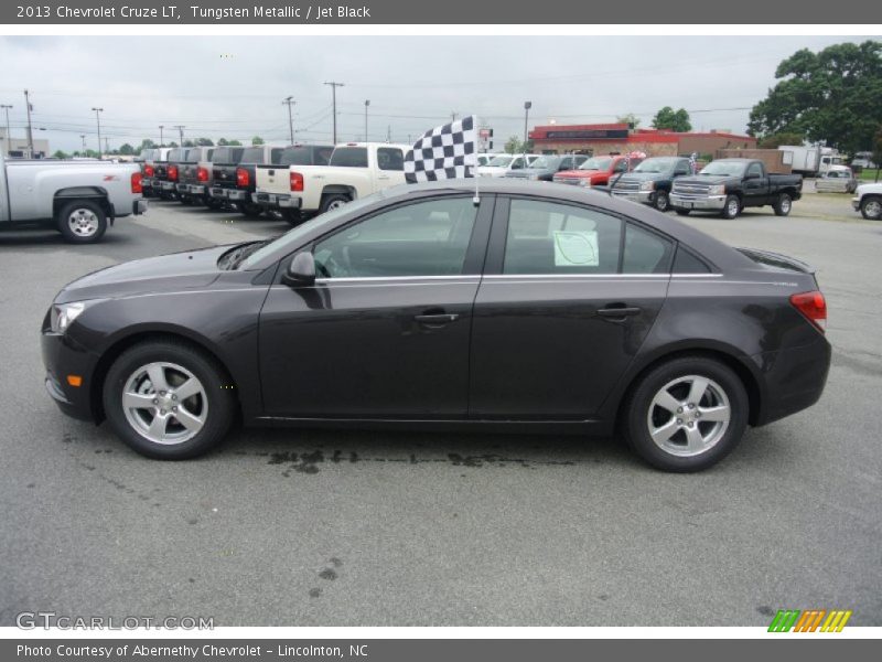 Tungsten Metallic / Jet Black 2013 Chevrolet Cruze LT