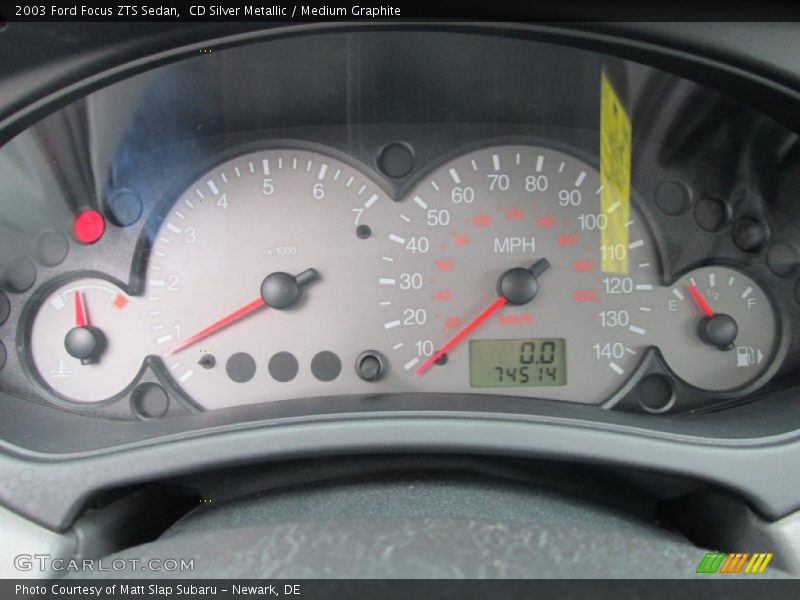 CD Silver Metallic / Medium Graphite 2003 Ford Focus ZTS Sedan