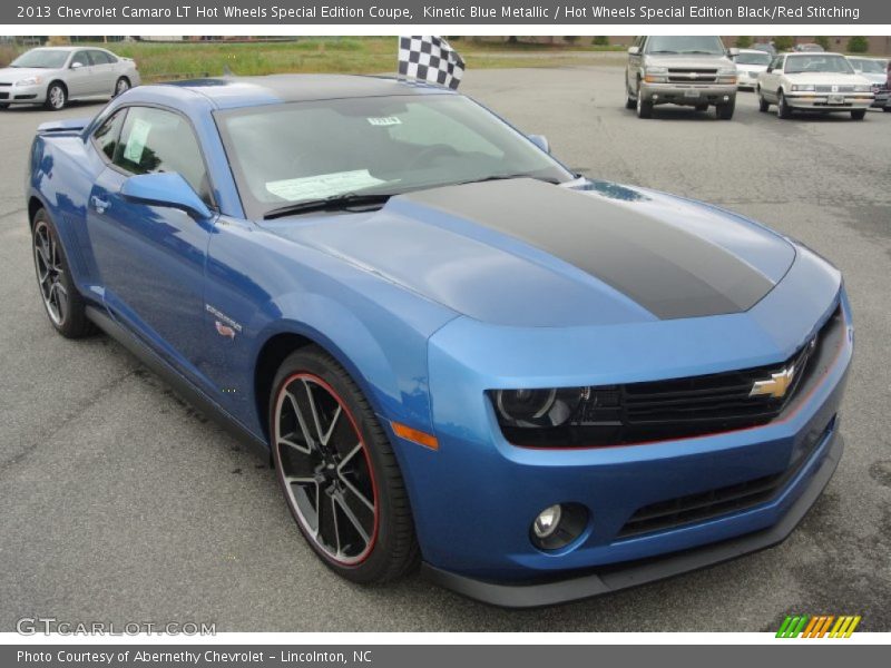 Kinetic Blue Metallic / Hot Wheels Special Edition Black/Red Stitching 2013 Chevrolet Camaro LT Hot Wheels Special Edition Coupe