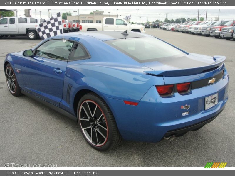 Kinetic Blue Metallic / Hot Wheels Special Edition Black/Red Stitching 2013 Chevrolet Camaro LT Hot Wheels Special Edition Coupe