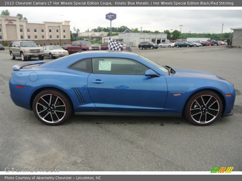 Kinetic Blue Metallic / Hot Wheels Special Edition Black/Red Stitching 2013 Chevrolet Camaro LT Hot Wheels Special Edition Coupe