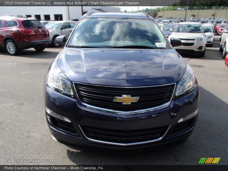 Atlantis Blue Metallic / Dark Titanium/Light Titanium 2013 Chevrolet Traverse LS