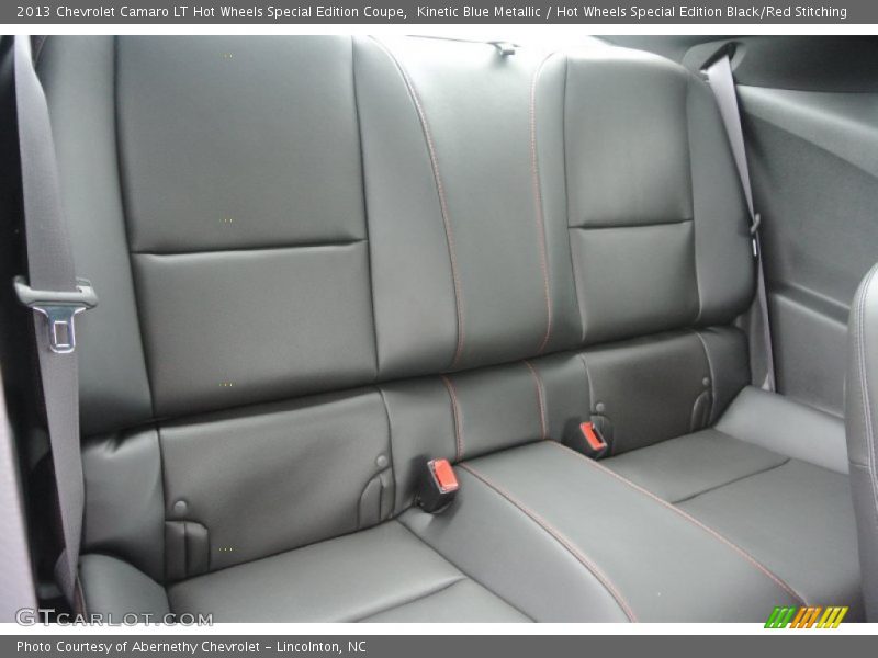 Rear Seat of 2013 Camaro LT Hot Wheels Special Edition Coupe